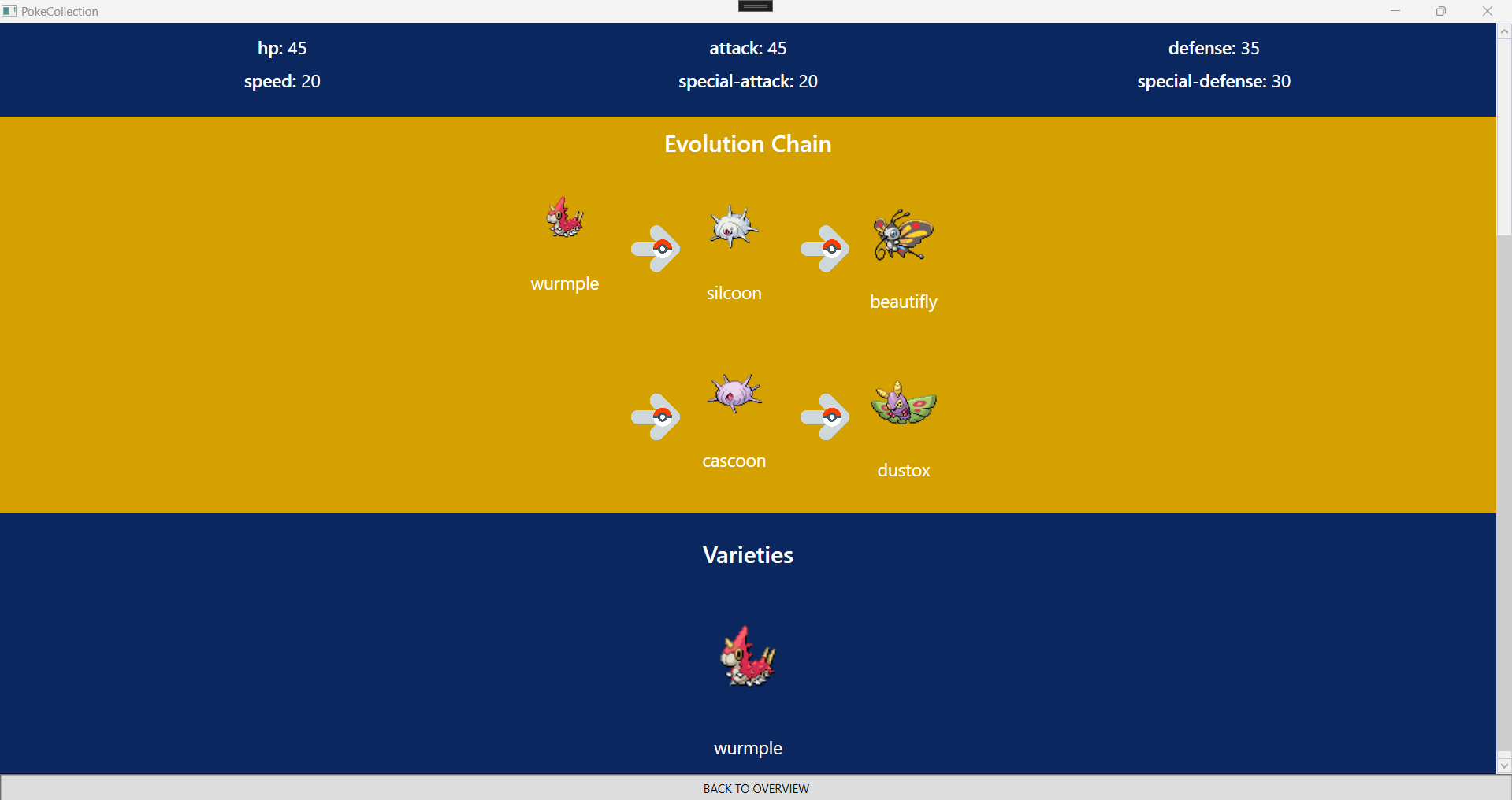 PokéCollection snapshot!